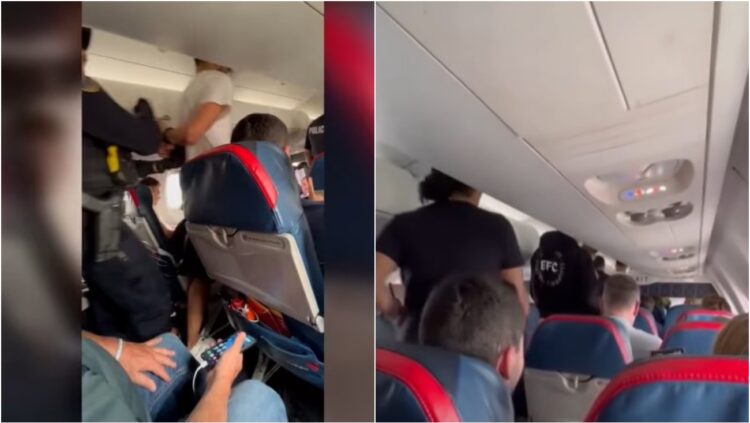 Panik në ajër/ 23-vjeçari shqiptar sherr me asistenten e fluturimit,tenton të hap..