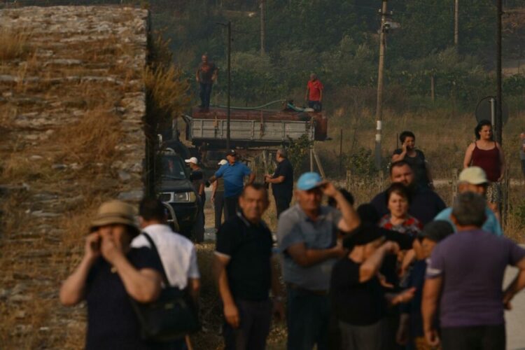 Zjarri në Kalasë të Delvinës, flakët përparojnë drejt zonës së banuar