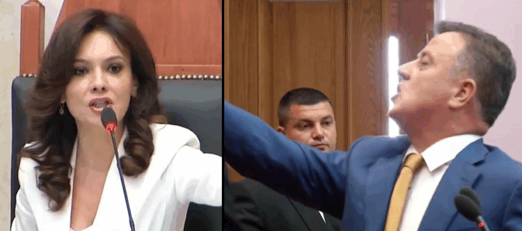 “Mos guxo,mos t’ju përjashtoj!Dil jashtë e mos u sill..”/Spiropali acarohet me Nokën