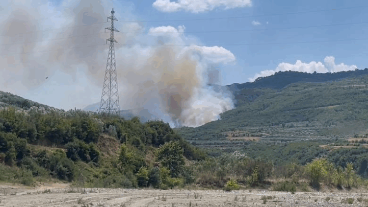 Vijon zjarri në Malin e Dukatit, rrezikohet përhapja e flakëve
