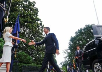 Udhëheqësit evropianë mbërrijnë në Shtëpinë e Bardhë për takimin me Trumpin