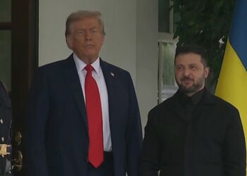 Zelensky mbërrin në Shtëpinë e Bardhë, pritet nga presidenti Trump