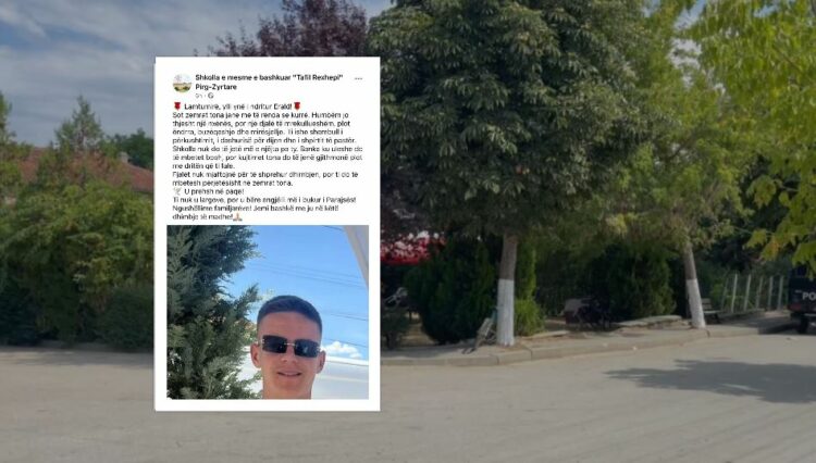 Vrasja e 14-vjeçarit në Maliq, reagon shkolla: Shembull i shpirtit të pastër