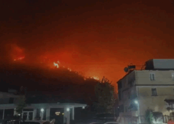 Zjarri në malin e Delvinës i afrohet puseve të gazit