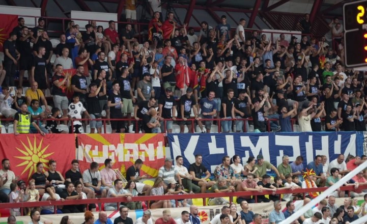 Thirrje raciste antishqiptare në ndeshjen e basketbollit Maqedoni e Veriut-Rumani