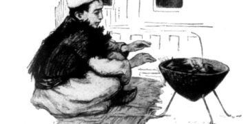 Revista amerikane (1928) / Shqiptarët lyejnë jelekët e bardhë me të zezë që nga..