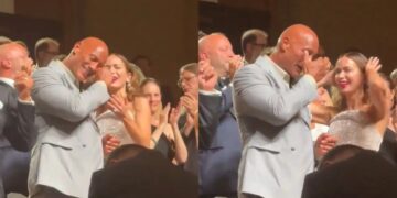 Dwayne Johnson shpërthen në lot në Venecia, spekulime për një nominim në Oscar