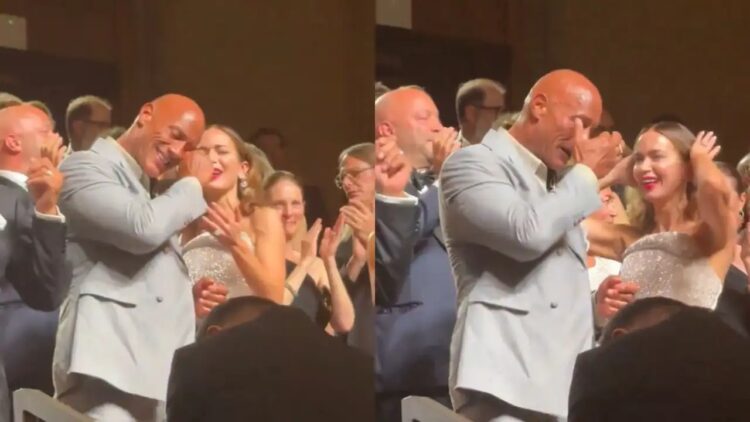 Dwayne Johnson shpërthen në lot në Venecia, spekulime për një nominim në Oscar