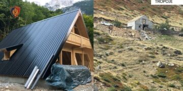 Ndërtuan pa leje në zona të mbrojtura të Tropojës, nën hetim 5 persona, 2 në kërkim