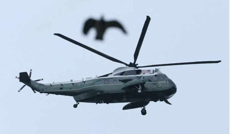Helikopteri i Trump bën ulje emergjente gjatë vizitës në Mbretërinë e Bashkuar