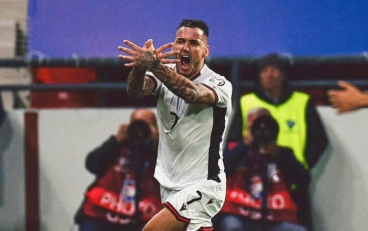 Shënoi golin historik ndaj Serbisë, shitet me çmim marramendës fanella e Rey Manaj