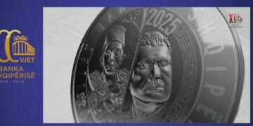 Guvernatori Sejko prezanton monedhën e re për 100 vjetorin e Bankës së Shqipërisë