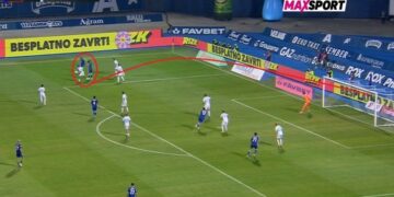 VIDEO/ Arbër Hoxha shënon gol spektakolar në Zagreb