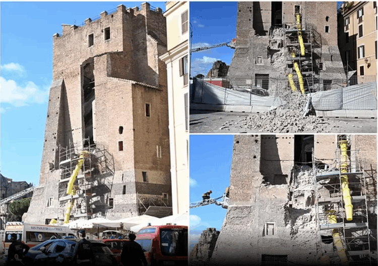 Romë/ Shembet Torre dei Conti pranë Colosseum, një punëtor nën rrënoja