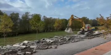 Rama ndan pamje nga kantieri në Shkodër: Ndërhyrje dinjitoze që transformon zonën