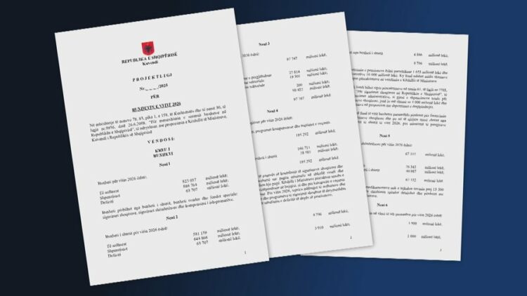 Publikohet projektbuxheti 2026, ku do të shkojnë taksat