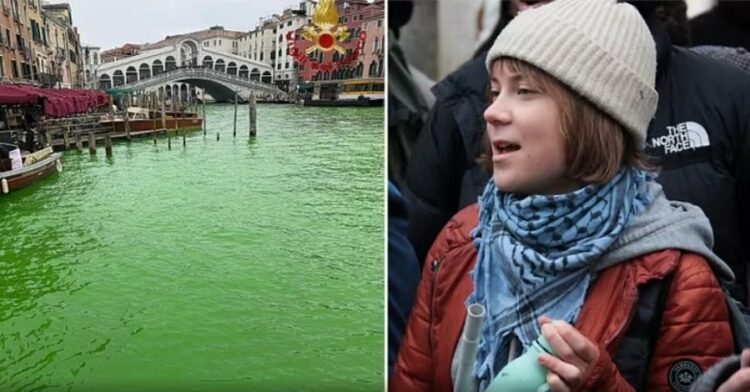 Aktivistja për mjedisin që ndoti kanalin e Venecias, nën hetim Greta Thunberg