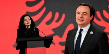 “Dy shtete, një komb, dy flamuj, një zemër”, Osmani dhe Kurti urojnë Pavarësinë