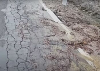 Dëmtohet rruga e re në Kukës, çahet asfalti i segmentit 3,8 kilometra