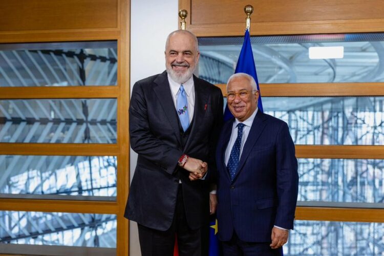 Rama në Bruksel, takon Presidentin e Këshillit të Europës Antonio Costa