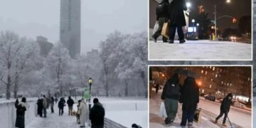 New York goditet nga stuhia dimërore ‘Devin’, anulohen mbi 1500 fluturime