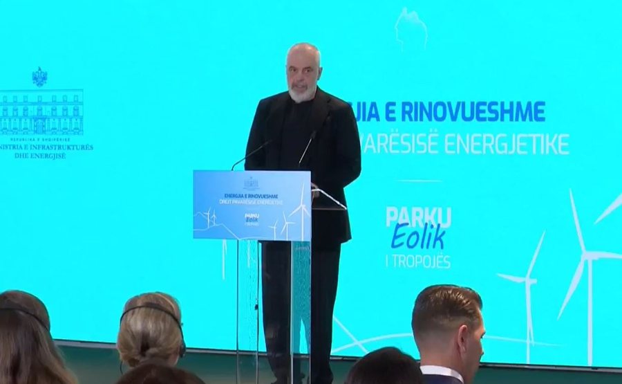 Rama në parkun eolik në Tropojë  Shqipëria do të jetë sovrane në energji
