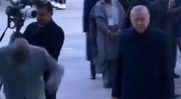 VIDEO/ Presidenti i Nigerisë rrëzohet gjatë takimit me Erdogan