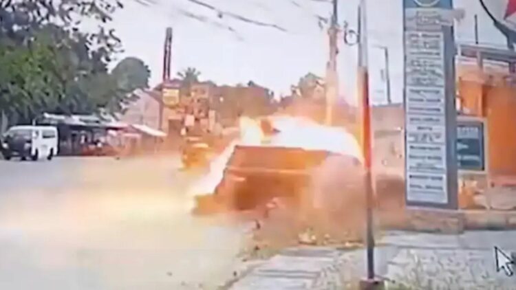 VIDEO/ Kryebashkiaku filipinas sulmohet me raketë-hedhëse, makina e blinduar…
