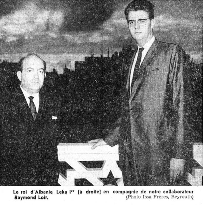 Gazeta zvicerane (1963) / Intervista në Bejrut me Leka Zogun dhe Hysen Selmanin