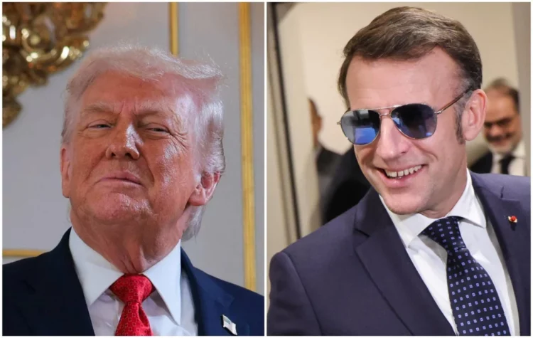 Trump tallet me Macron: Bën të fortin me ato syze dielli