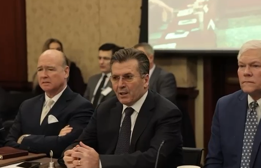 Fatmir Mediu në Uashington DC  Evropa mund të mbrohet vetëm duke qenë brenda NATO s