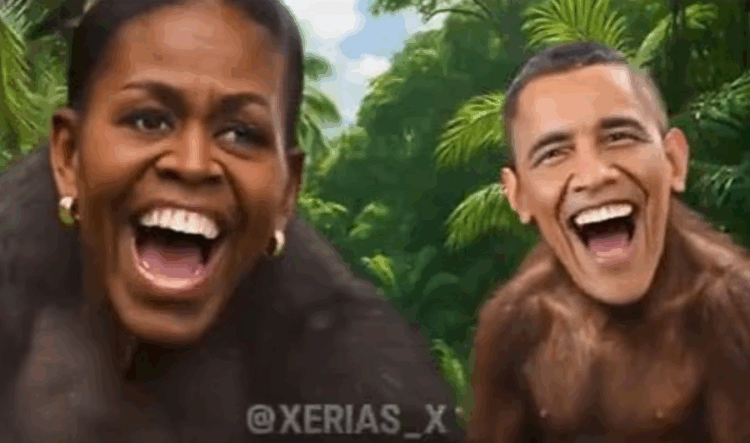 Trump publikon videon, Barack Obama dhe Michelle Obama si majmunë