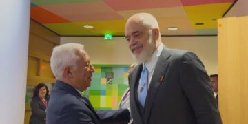 Rama në Bruksel, darkë informale me Antonio Kostën