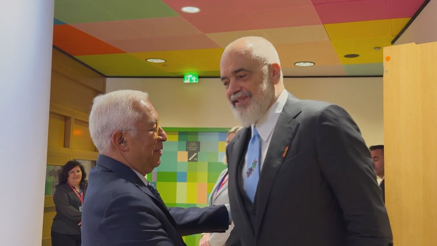 Rama në Bruksel  darkë informale me Antonio Kostën