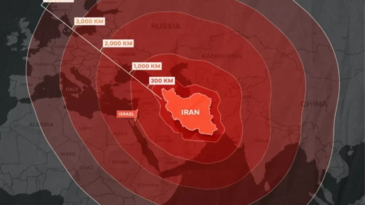 Izraeli publikon hartën: Sa larg mund të arrijnë raketat e Iranit