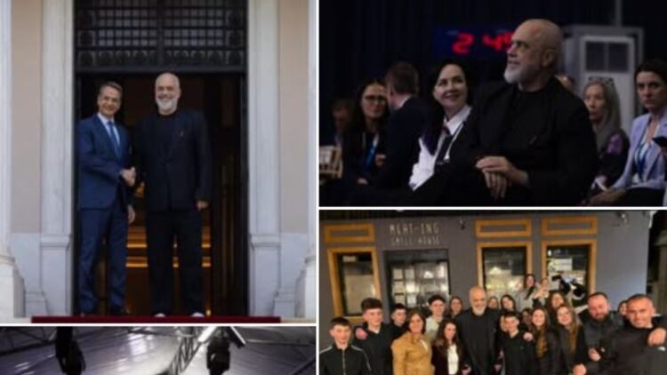 Rama publikon fotot e vizitës në Athinë dhe Delphi: Ditë e ngrohtë mes shqiptarësh