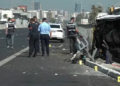 Aksidenti në autostradën Durrës-Tiranë, policia: 1 i vdekur dhe 12 të plagosur