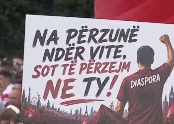 Protesta/ Qytetarët e diasporës-Ramës:Na përzunë ndër vite, sot do të përzëmë ne ty
