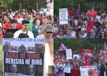 Dita e 15-të e protestës, qytetarët kërkojnë dorëheqjen e Kryeministrit Rama