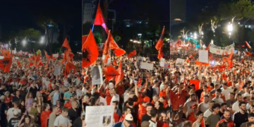 Pas rrethimit të Kryeministrisë protestuesit vijojnë të qëndrojnë në bulevard