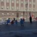 Dita e 21-të e tubimit, një grup protestuesish qëndruan edhe gjatë natës