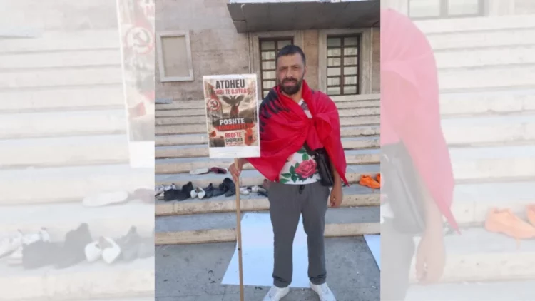 Rama postoi foton e tij, reagon protestuesi: Ti je autori i halleve të mia