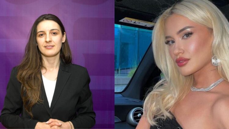 Infleuncerja “sherr” virtual me Zegjine Çaushin: Analfabete funksionale