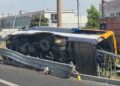 Aksident në autostradën Durrës-Tiranë, dyshohet se shoferi pësoi atak kardiak