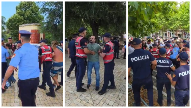 Protesta para Kuvendit/ Disa të shoqëruar, mes tyre Dritan Goxhaj