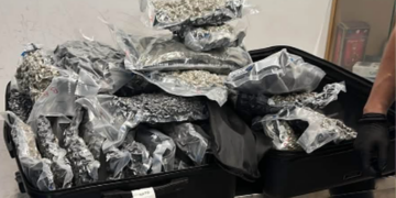Kapen në Rinas rreth 46 kilogramë drogë, u transportuan nga një çift shqiptar