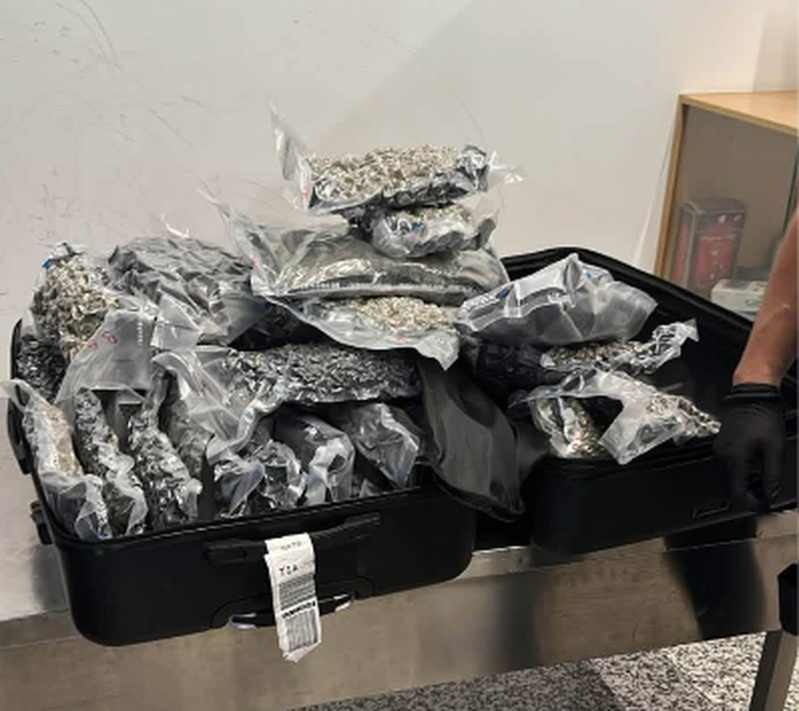 Kapen 46 kg drogë në Aeroportin e Rinasit gjatë kontrollit të bagazheve
