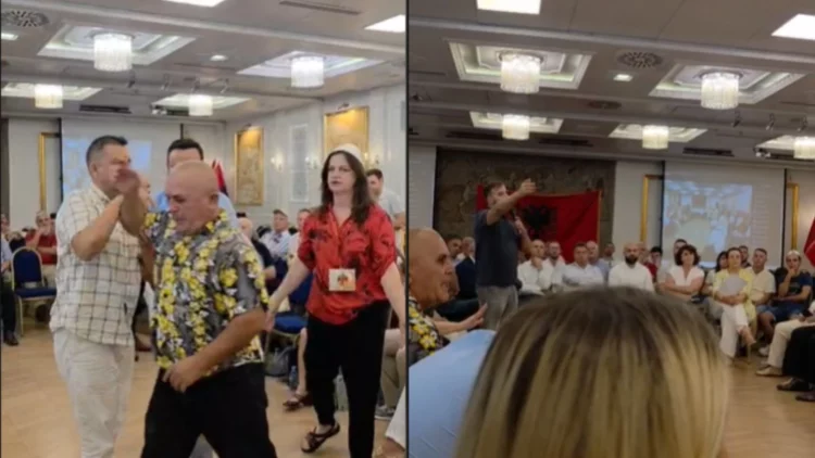 Tensione në Kuvendin Kombëtar të Protestës, të pranishmit përplasen me njëri-tjetrin