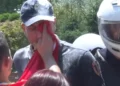 Protestuesi i pastroi fytyrën policit, Balla: Si mund të përdoret flamuri si peshqir